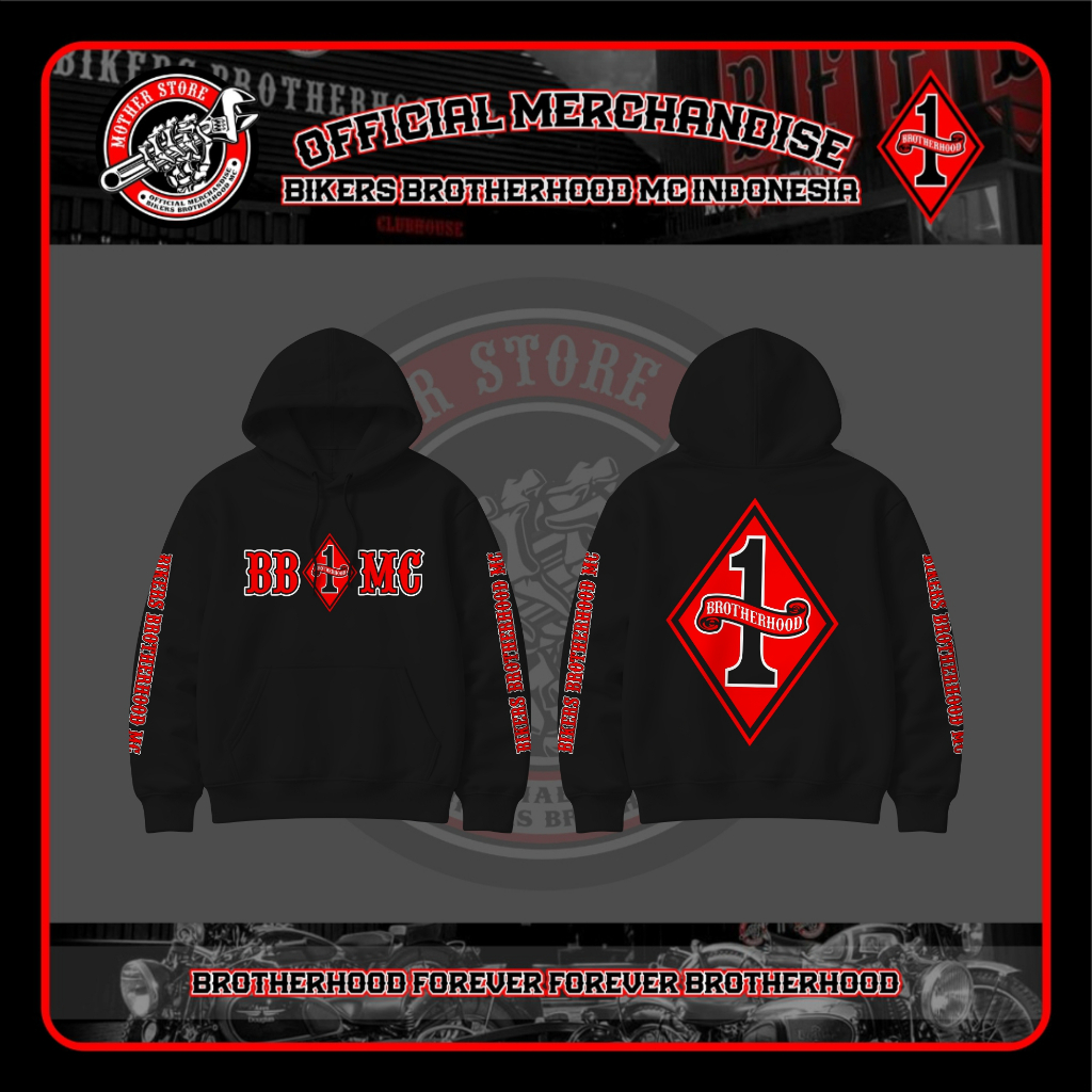 Hoodie BB1MC - Bikers Brotherhood MC