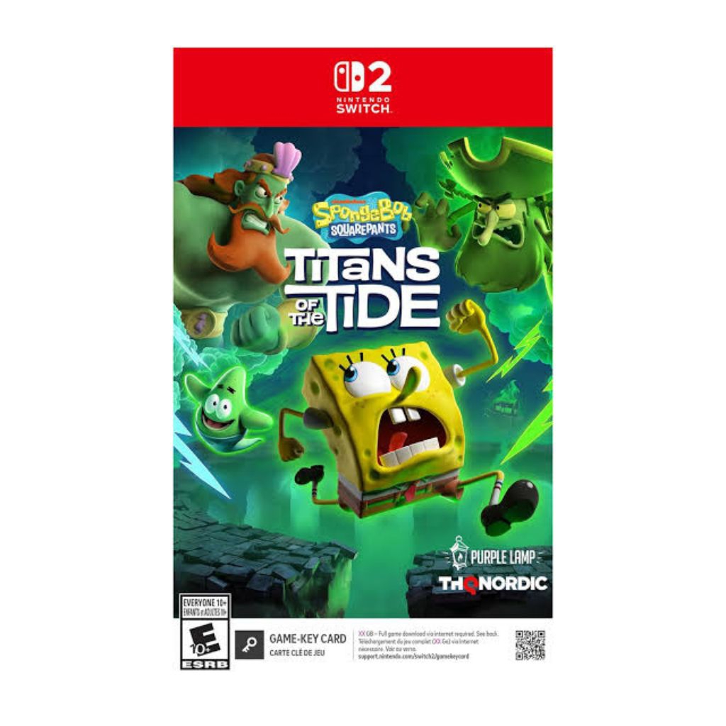 Kaset Nintendo Switch 2 SpongeBob SquarePants Titans of the tide