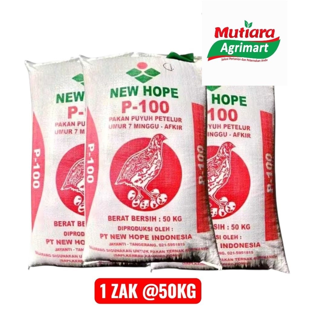 P-100 NEWHOPE PAKAN PUYUH PETELUR KRUNGAN @50KG