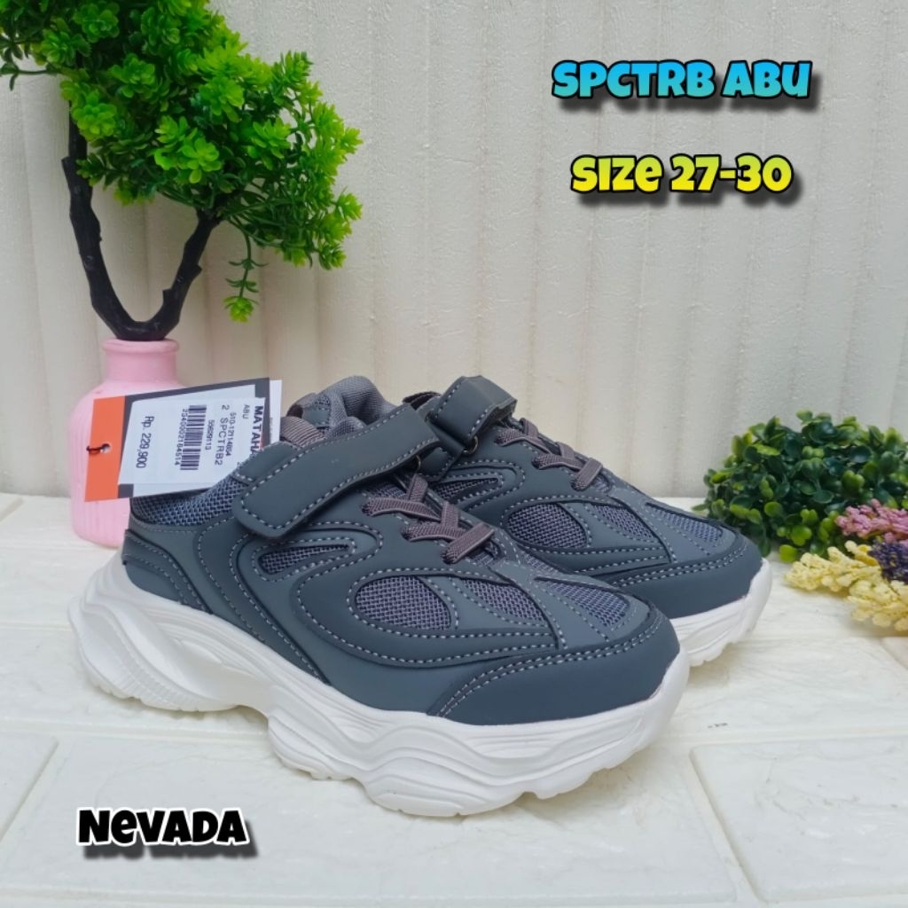 SEPATU SNEAKERS ANAK LAKI-LAKI PEREMPUAN PUTIH NEVADA ORIGINAL SIZE 27-30 MURAH KEREN - SEPATU JALAN