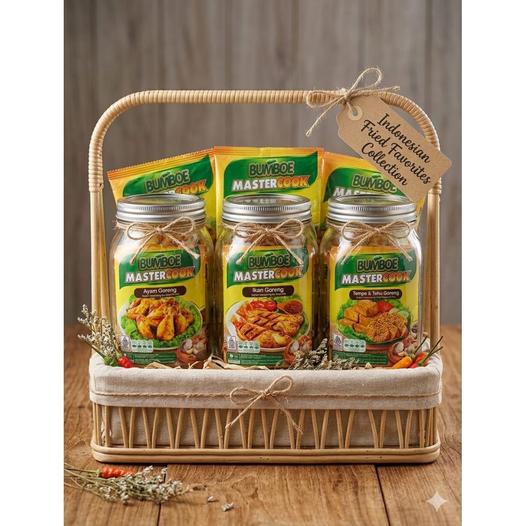 BUMBOE MASTERCOOK by SunCo / bumbu instan marinasi tahu tempe goreng, ikan goreng, dan ayam goreng.