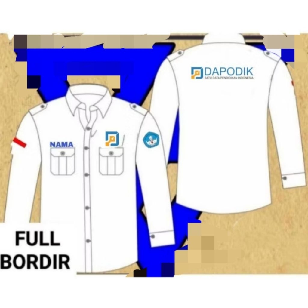 kemeja dapodik Merdeka belajar Seragam dapodik Merdeka belajar pdh dapodik Merdeka belajar pdl dapod