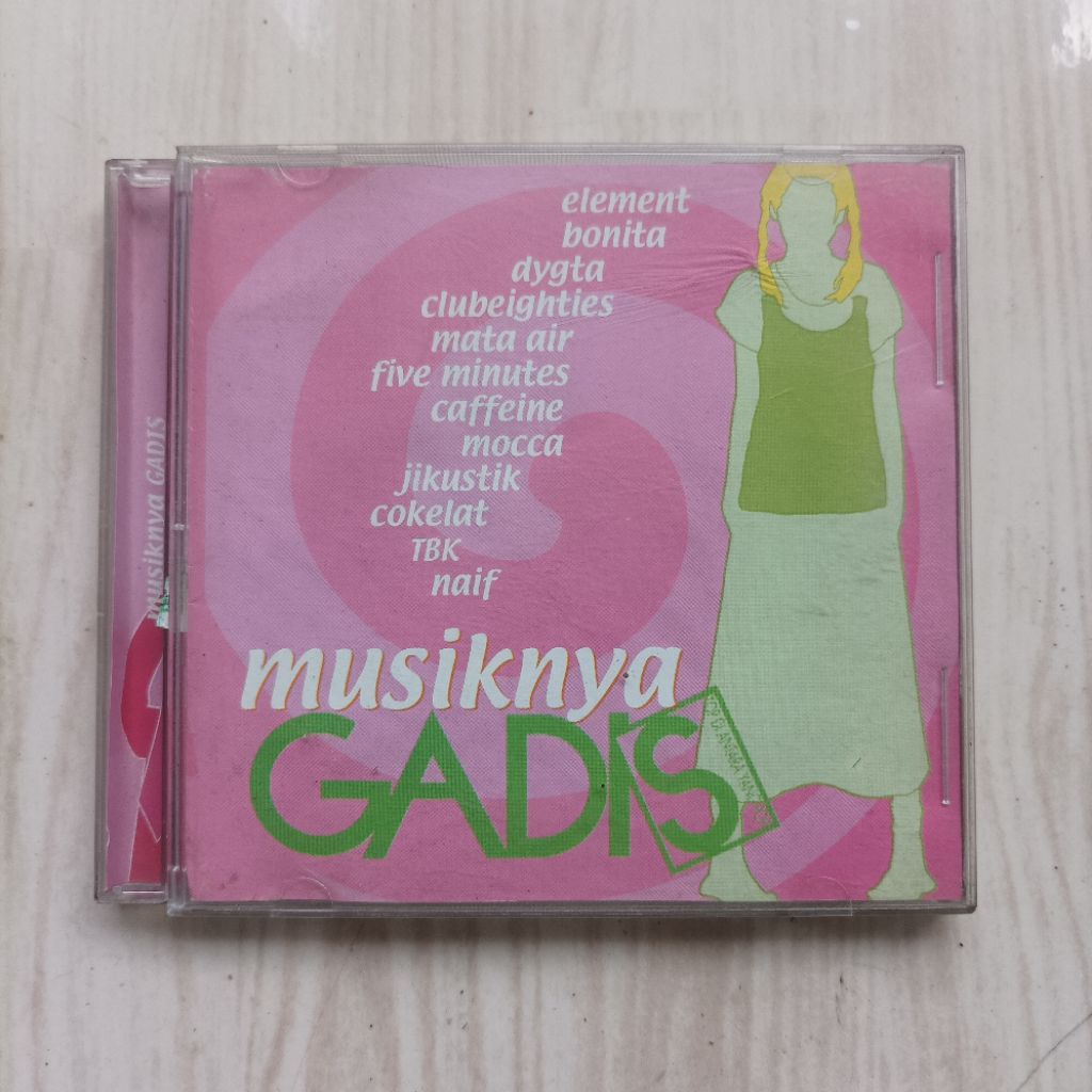 Original CD Audio Music Kompilasi Musiknya Gadis  Element Dygta Clubeighties Naif dll