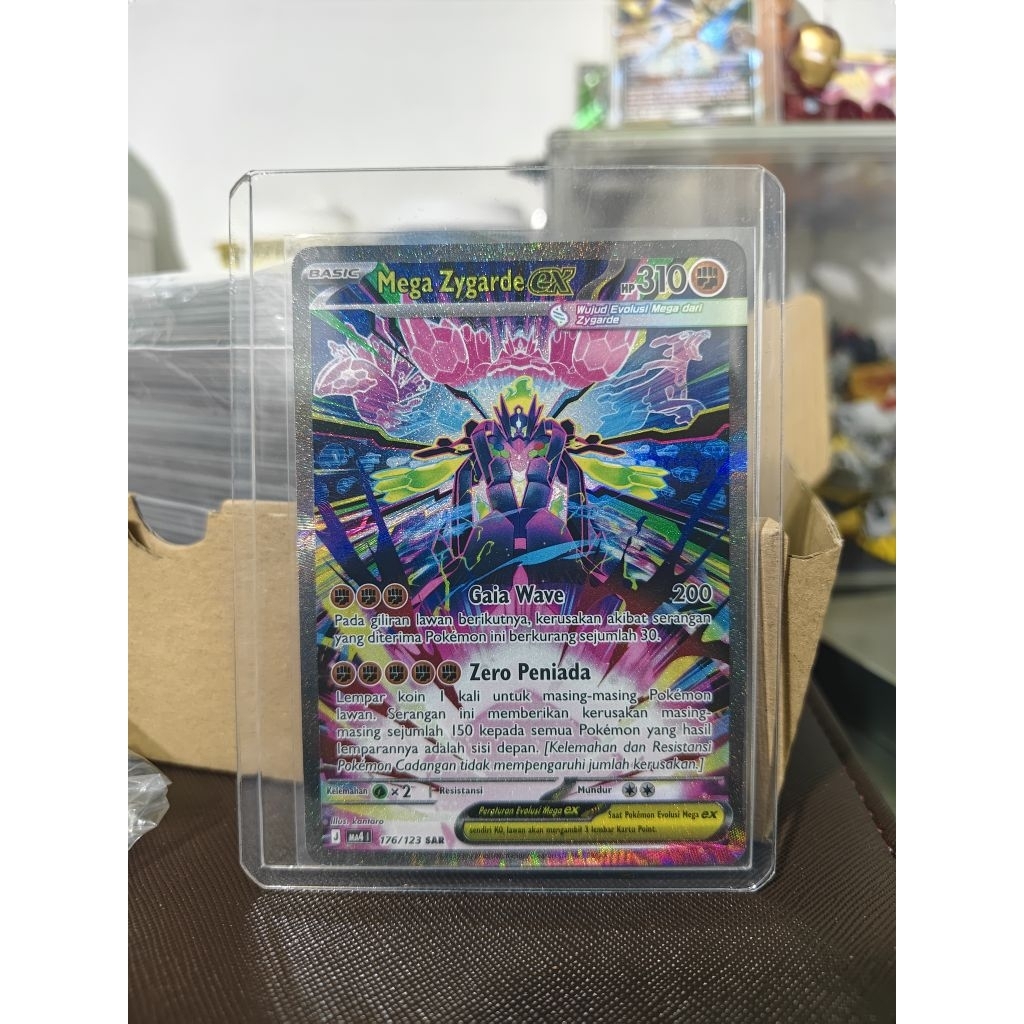 MEGA ZYGARDE EX SAR POKEMON TCG ID LEDAKAN PENIADA