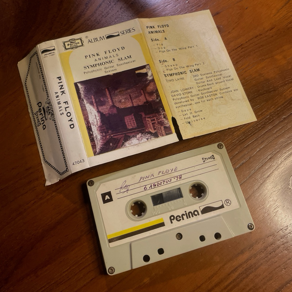 kaset pita pink floyd animals
