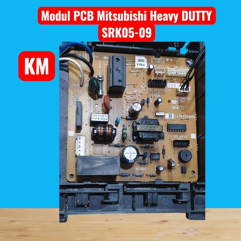 MODUL PCB MITSUBISHI HEAVY DUTTY SRK05-09CMP3 RAM505A005 PART ORIGINAL CABUTAN LANGSUNG DARI AC BAWA