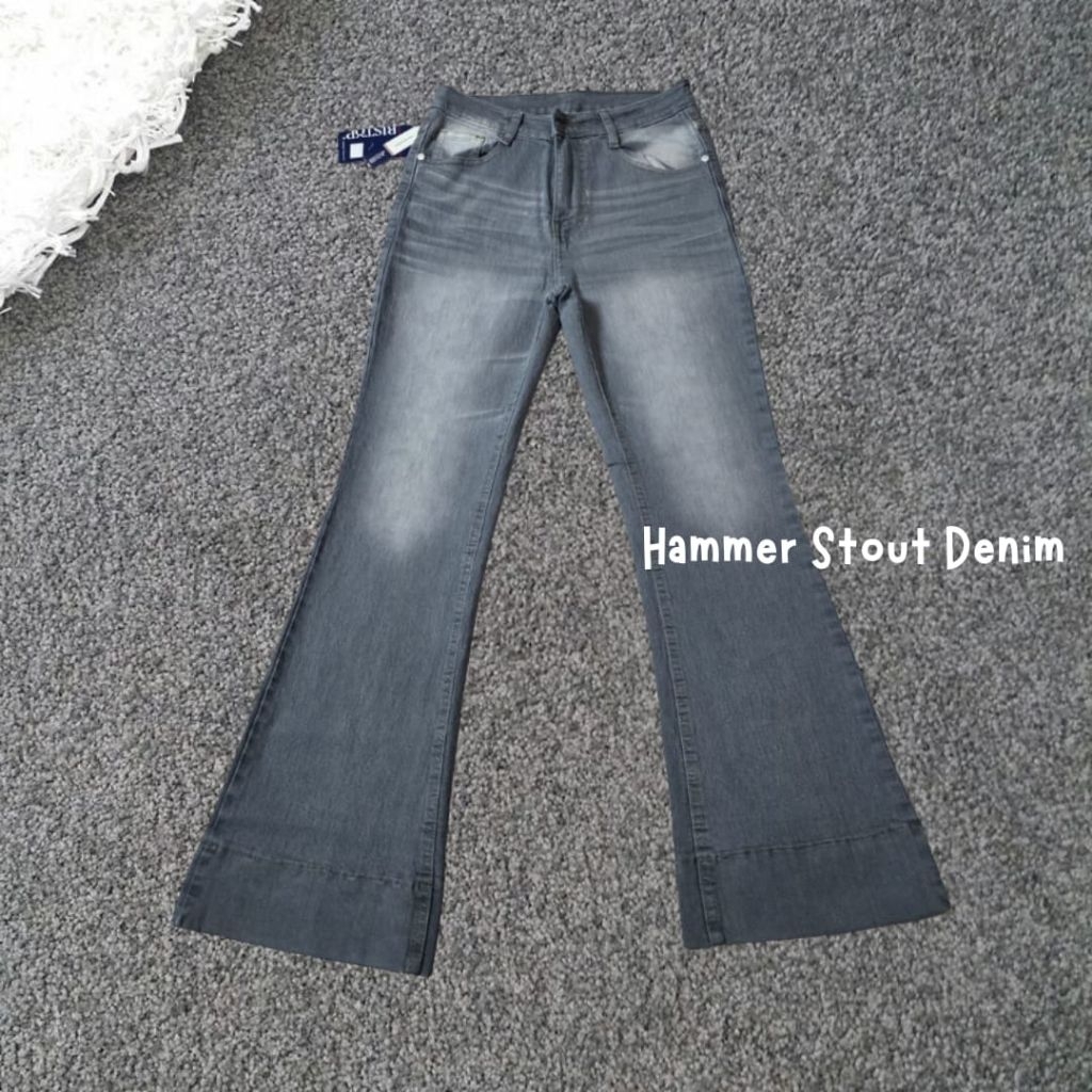 Hummer Stout Denim Jennie Highwaist Baggy Loose Celana Wanita Lipat Besar Terbaru Dan Kekinian Pada 
