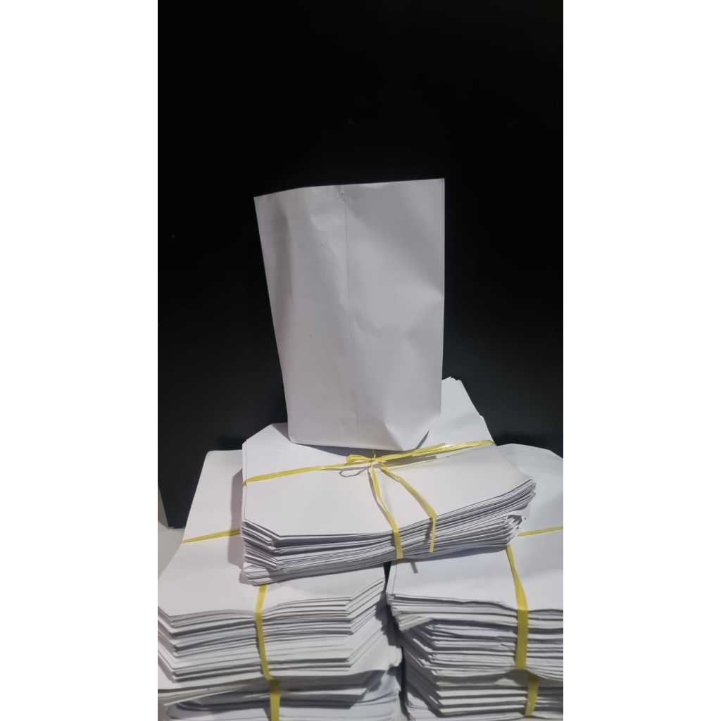 Kertas Gorengan besar 25x20x4 cm, polos di luar ,Kertas Snack, Kertas, Kantong Gorengan, Kertas Kant