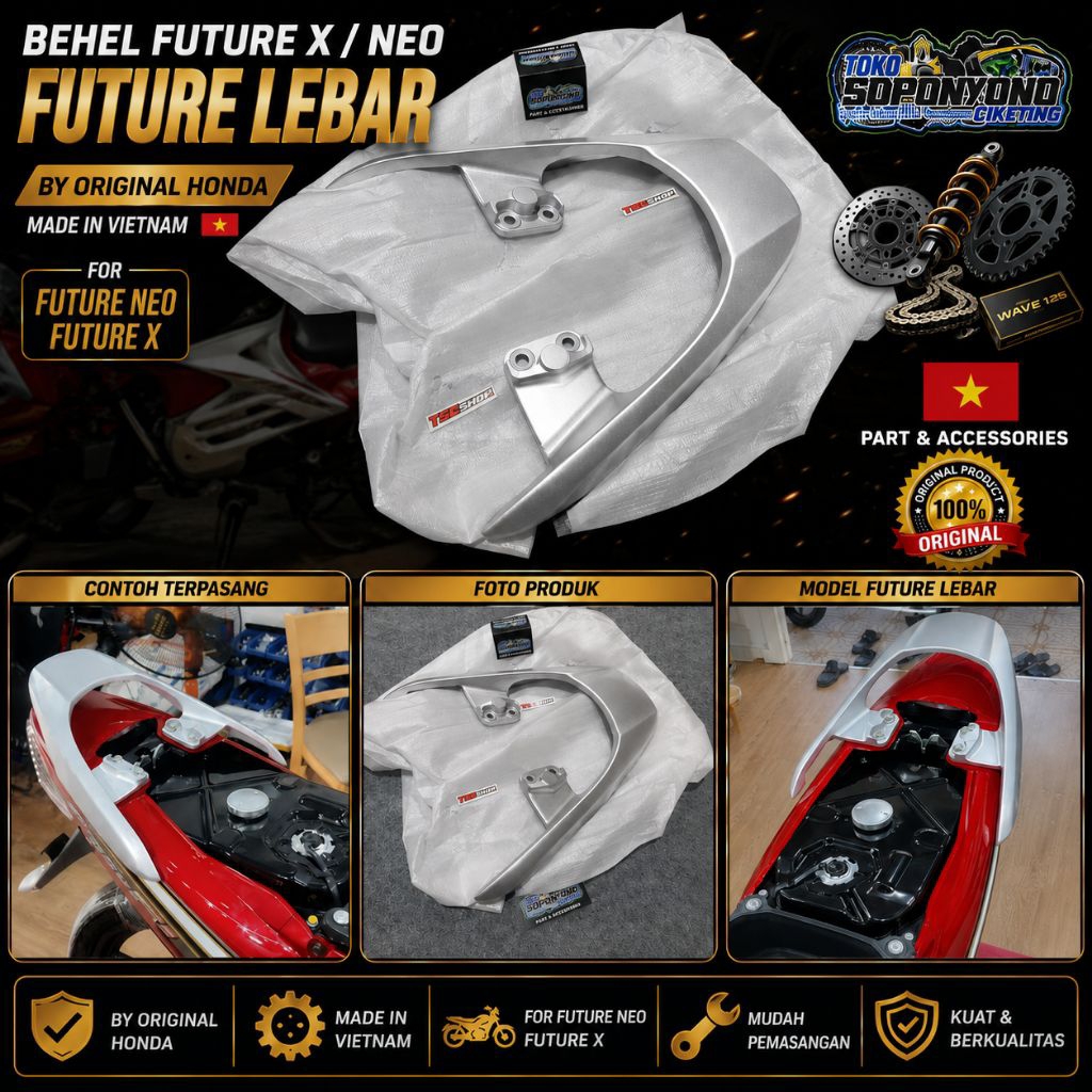 +¥¤£ {TERMURAH}| BEHEL FUTURE MODEL FUTURE LEBAR BY ORIGINAL HONDA MADE IN VIETNAM FOR FUTURE NEO FU