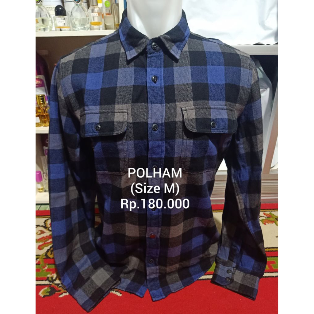 Kemeja Flanel Polham OriginaL (Super Tebal)