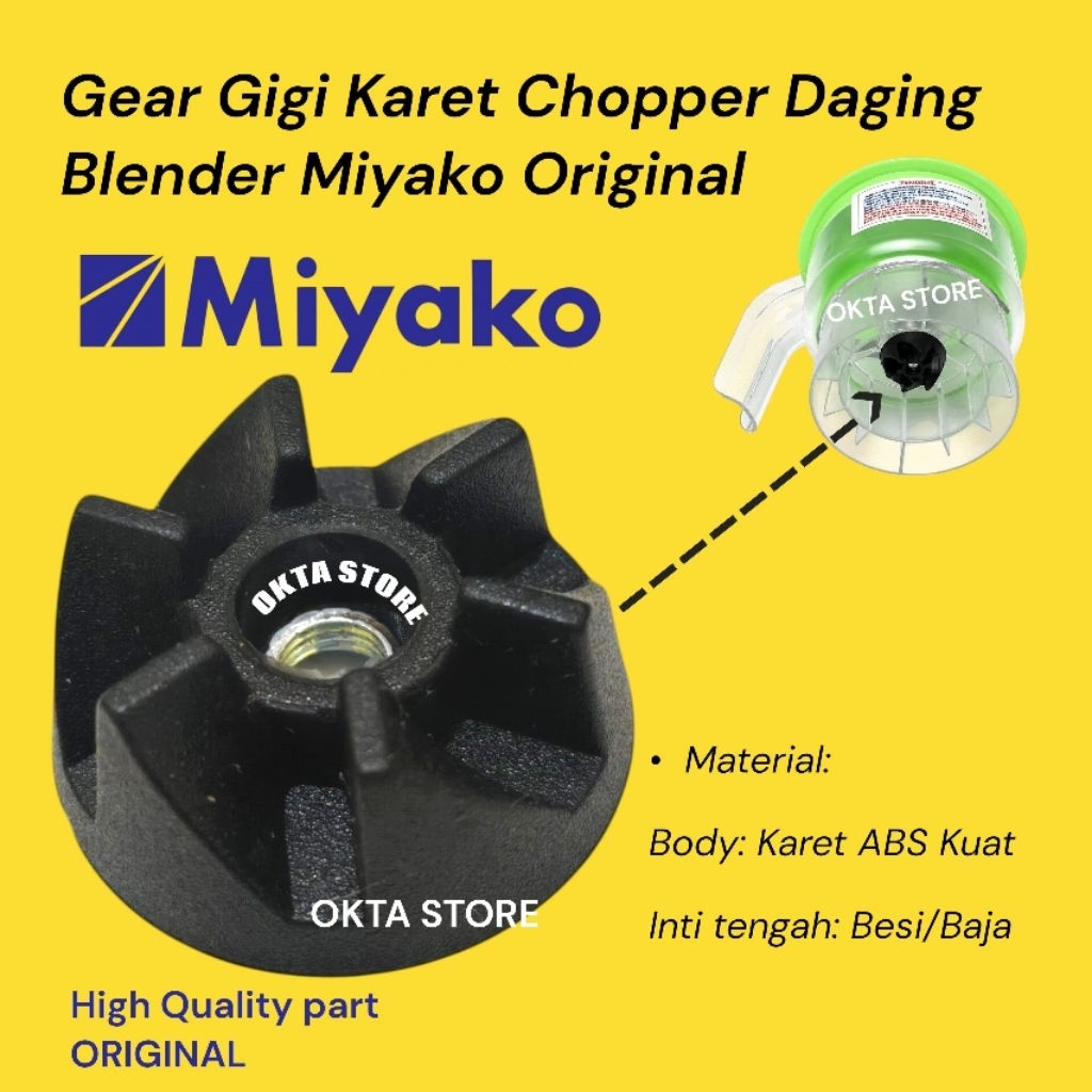 Gigi Gear Karet Choper , Coper Chopper blender , daging , miyako , Gigi Copel Karet penggiling Dagin