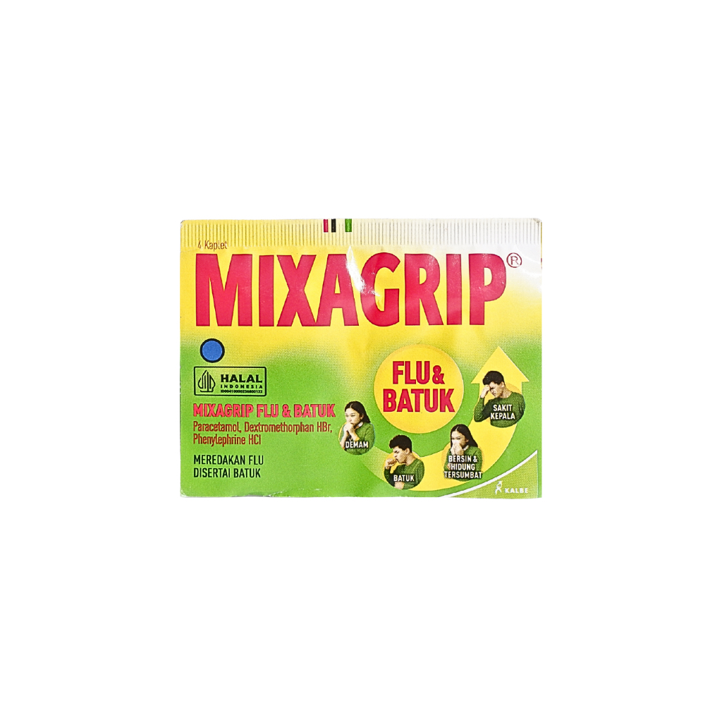 Mixagrip Obat Flu dan Batuk // Mixagrip Obat Flu - Meredakan Demam, Batuk, Hidung Tersumbat