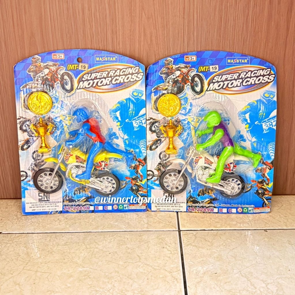 Mainan Motor cross mini / Mini Motorcross / Motor balap / Mainan Super Racing Motor Cross