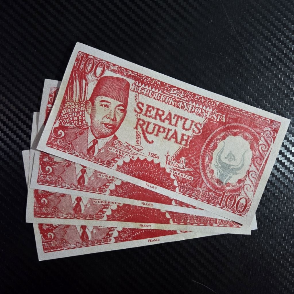 Souvenir Uang Kuno 100 Rupiah Uka² Soekarno