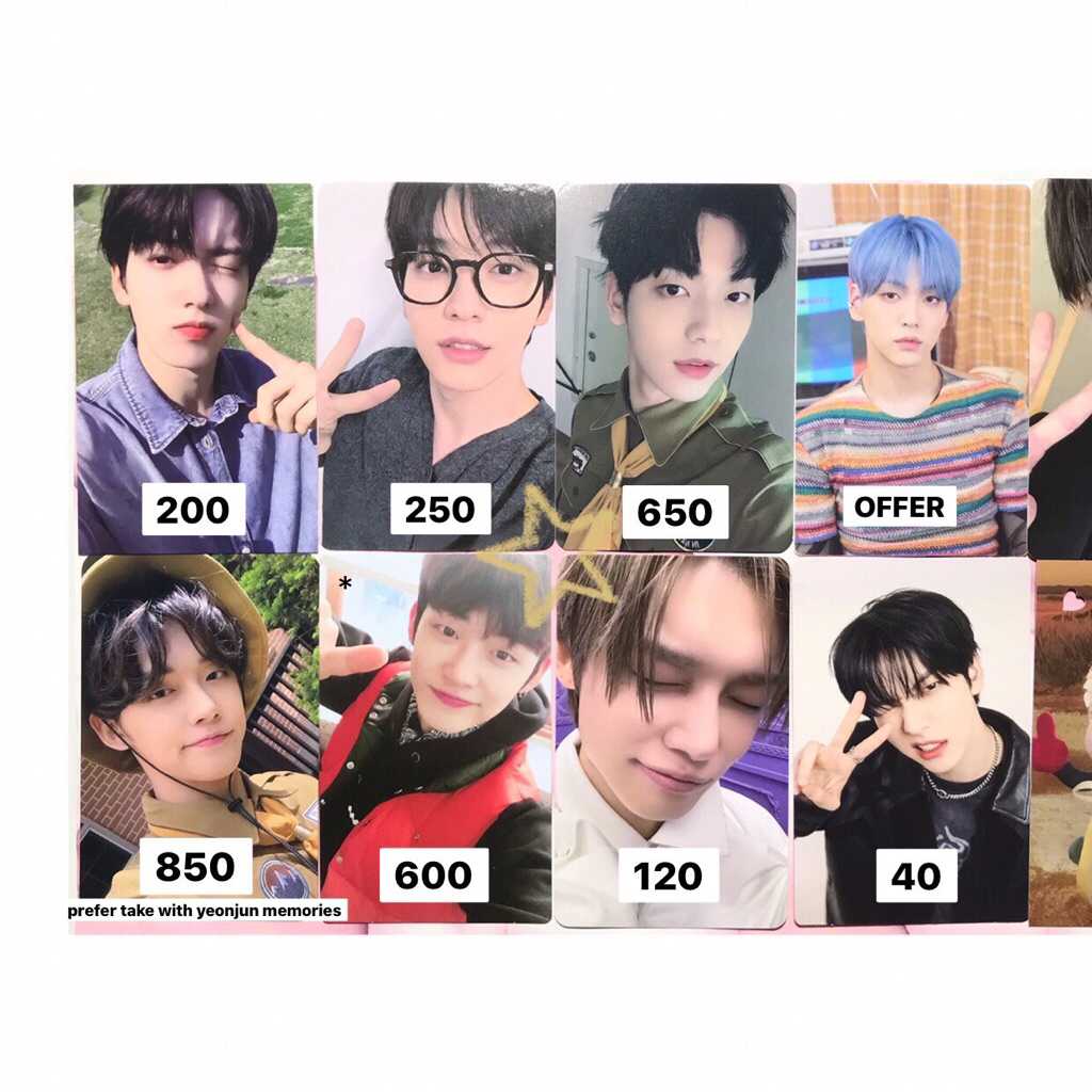 [READ DESC] READY TXT SOOBIN YEONJUN HUENINGKAI HYUKA KAI PPULVERSE PPULBATU POP UP YZY YIZHIYU MOAZ