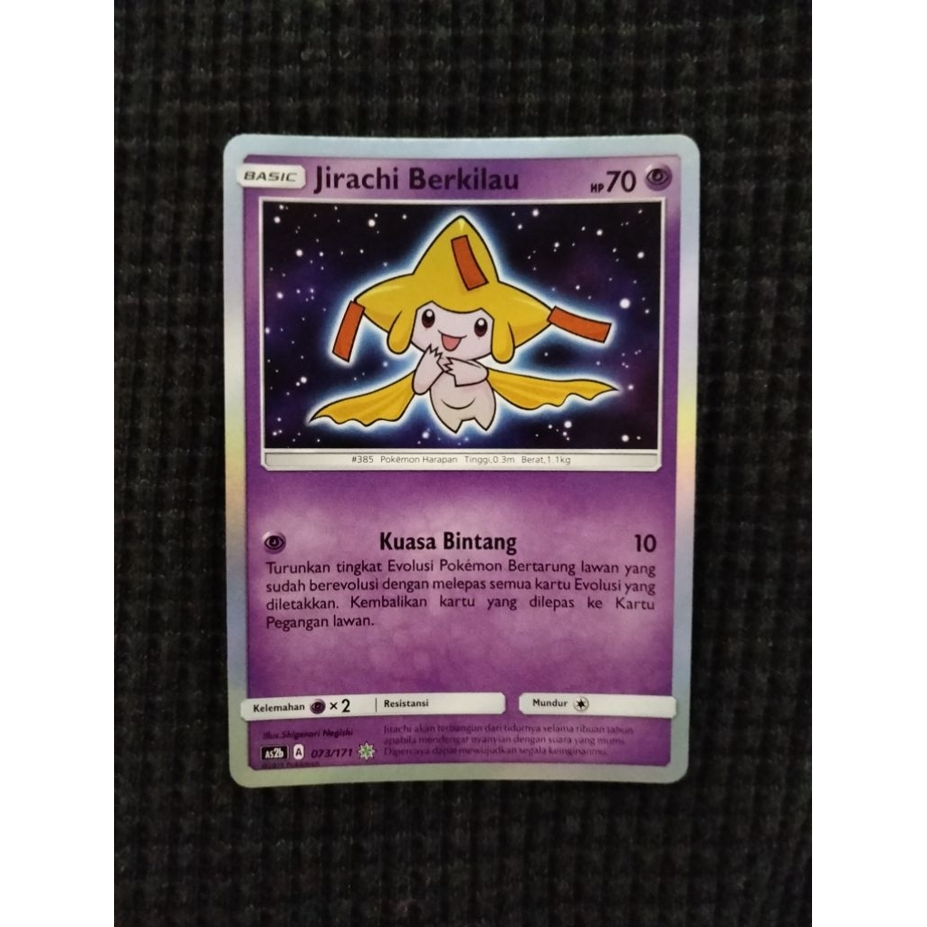 Jirachi Berkilau / Shining || TCG POKEMON INDONESIA