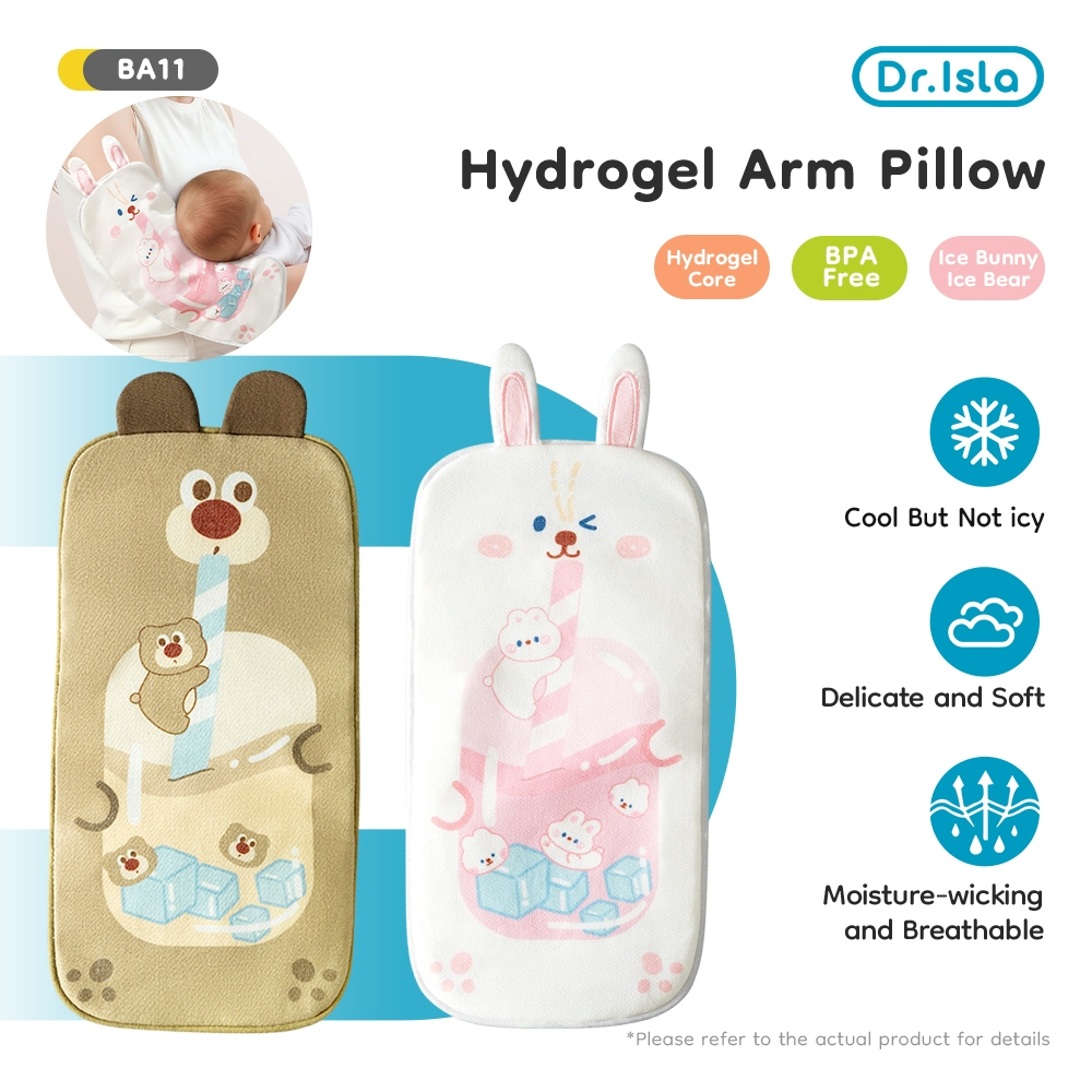 Dr.isla Bantal Menyusui Bayi  Dingin Bantal Lengan Gel pendingin Alami BA11