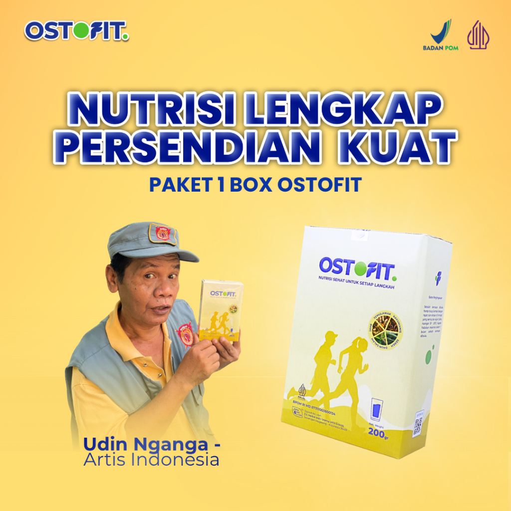 OSTOFIT ORIGINAL 1 BOX -  Susu Kesehatan Tulang & Sendi Tinggi Kalsium 200gr Halal BPOM