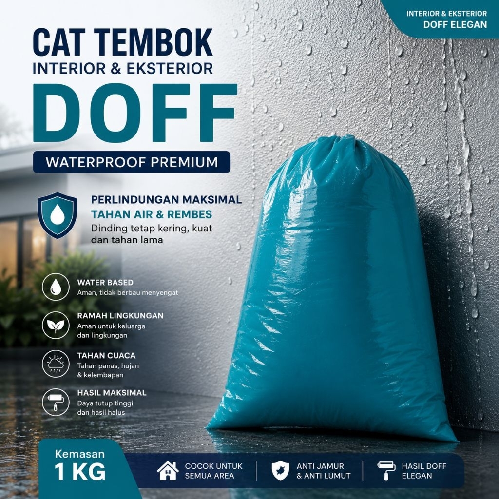 cat tembok eksterior & interior 1 kg