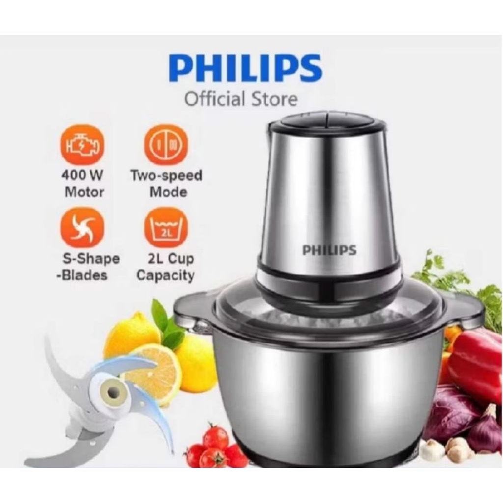 choper blender philips penggiling bumbu serbaguna 2L