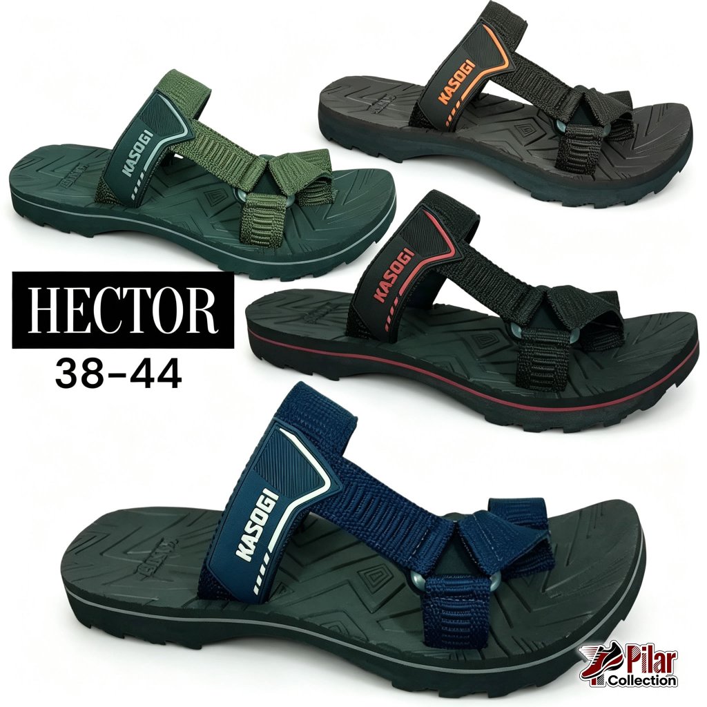 Sandal Hector Kasogi Casual Gunung SandalSelop santai dewasa SandalPria 38-44