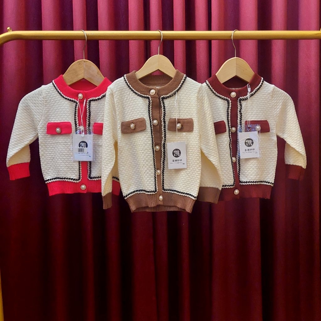 Cardigan Rajut anak Perempuan