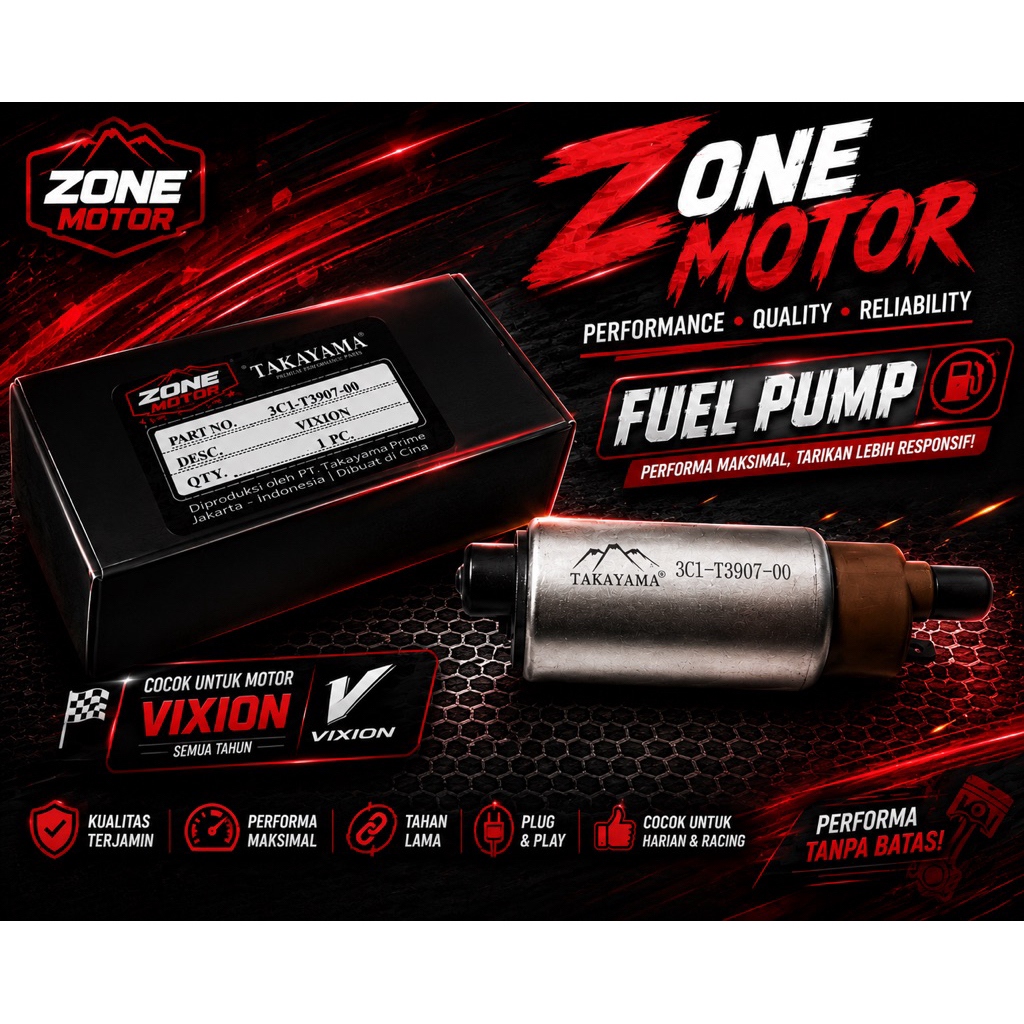 Takayama DINAMO POMPA BENSIN (ROTAK) tipe motor VIXION 07