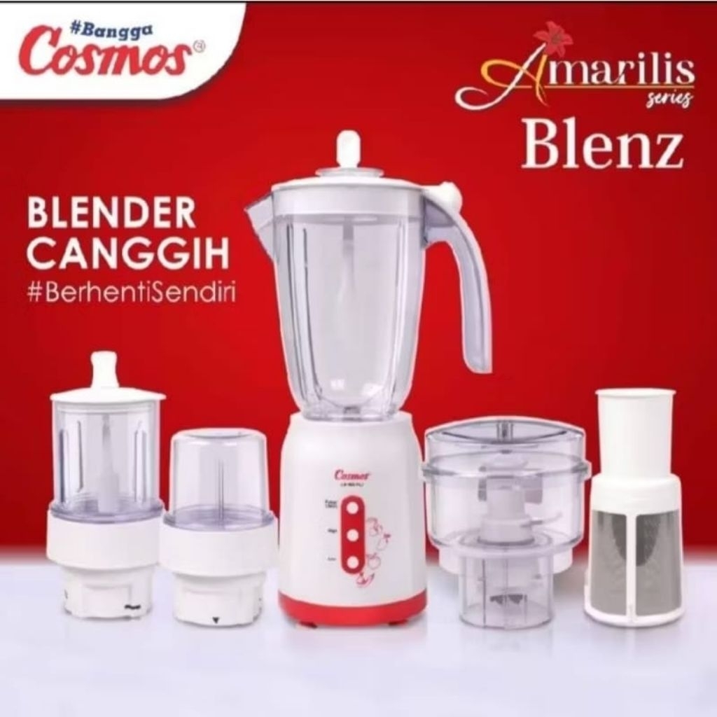 COSMOS CB-802 PCF COSMOS BLENDER BLENZ SET LENGKAP 2 LITER DRY WET MILL CHOPPER FILTER AMPAS BERHENT