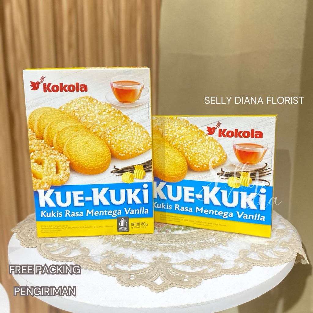Kue Kuki Mentega Vanila 80gr | Kokola kue kuki box