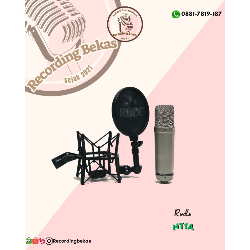 Mic Condenser Rode NT1-A NT1A NT1 A