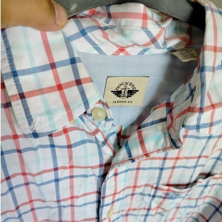 kemeja pria SIZE XL dockers kotak