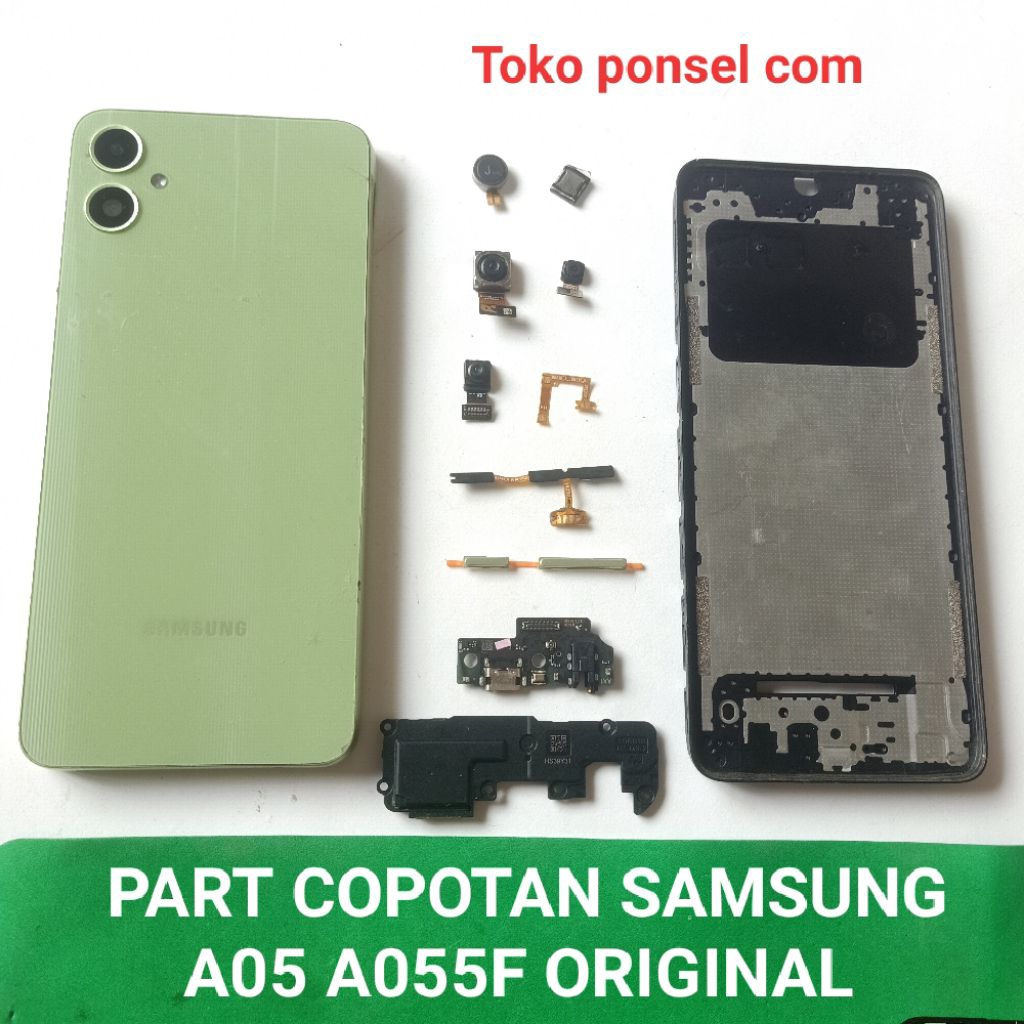 Sparepart Copotan Samsung A05 A055f Second Original  Buzzer Loudspeaker  PCB Konektor Cas  ring+ kac