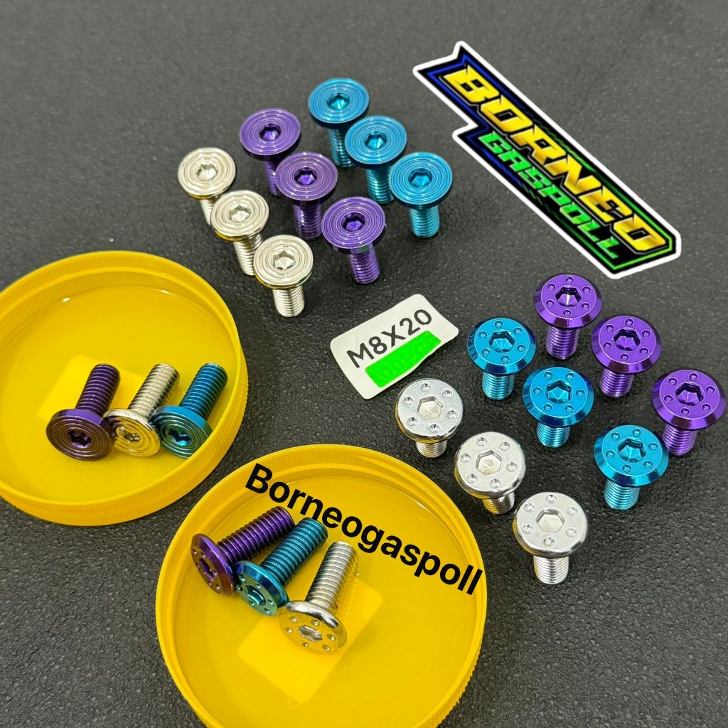 PROMO BAUT PIRINGAN CAKRAM STAINLESS DRAT 12 BAUT DISC CAKRAM DRAT 12 STAINLESS