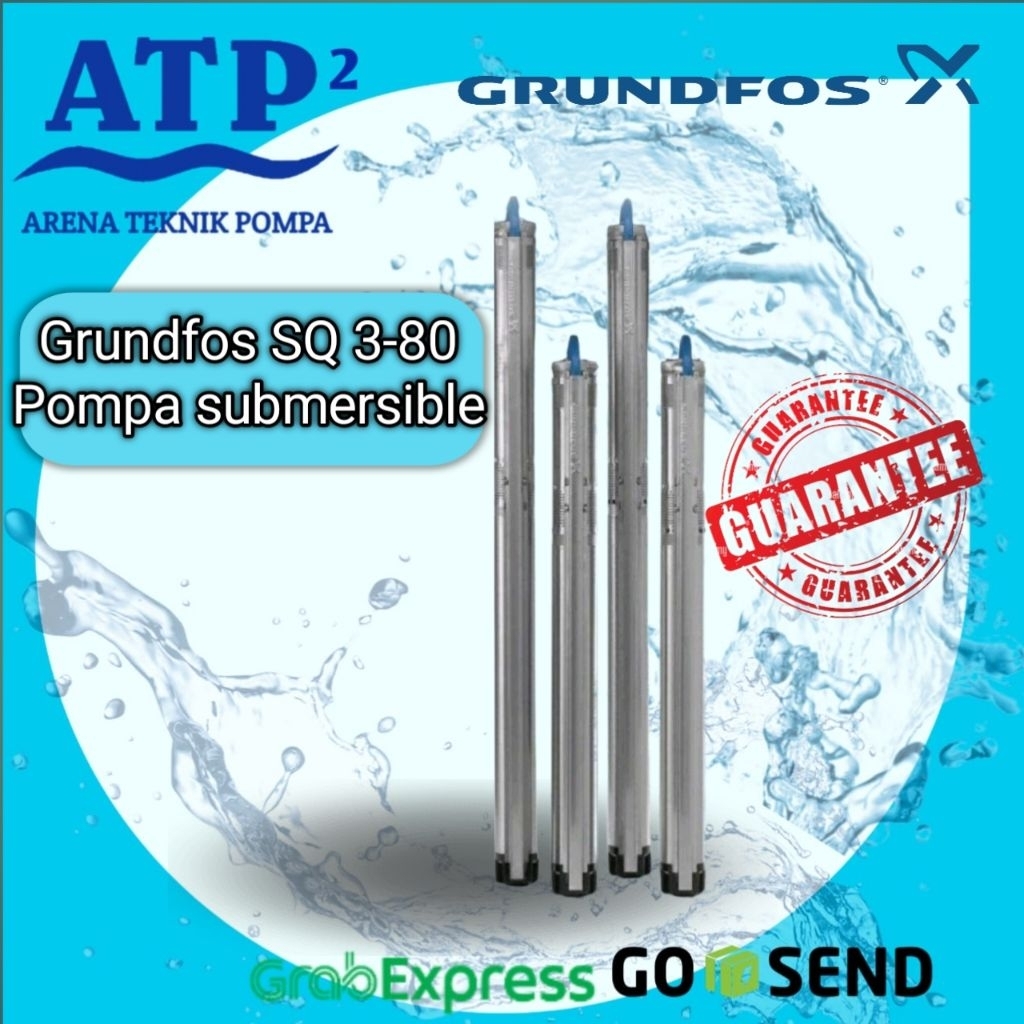 Pompa Air Grundfos - Submersible Deep well SQ 3-80