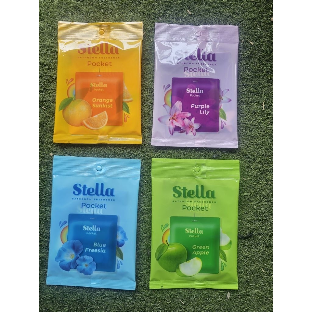 Stella Pocket Bathroom 10gr - Slim Gel Technology, Aroma Segar, Tahan Lama