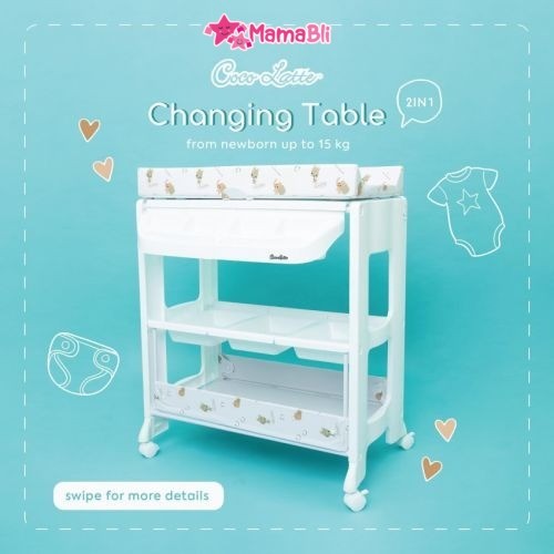 Cocolatte 81750 Baby Changing Table / Baby Tafel Cocolatte / Bak Mandi Bayi / Baby Diaper Changing