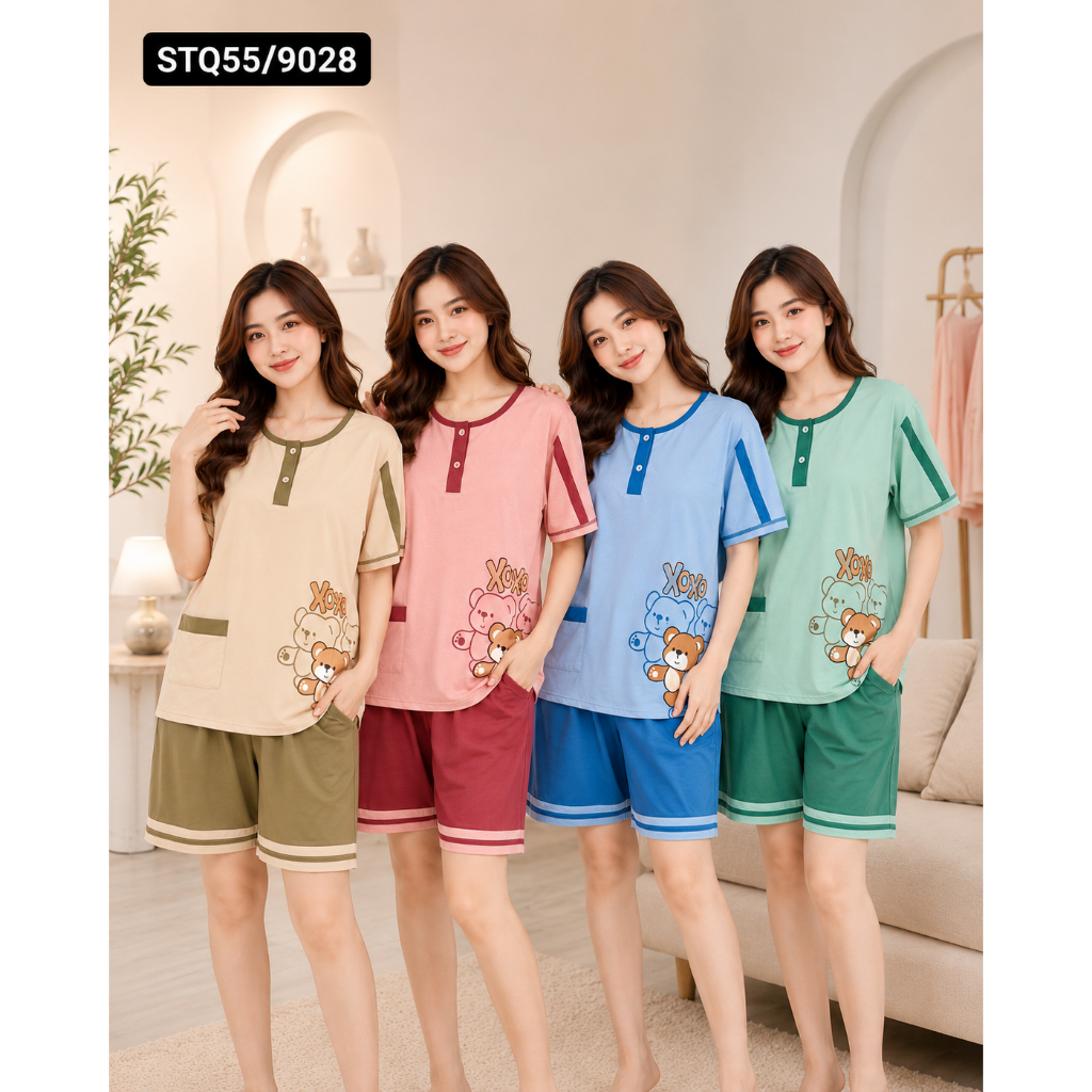 Babydoll Dewasa 3/4 Merk Amro Label Putih Termurah