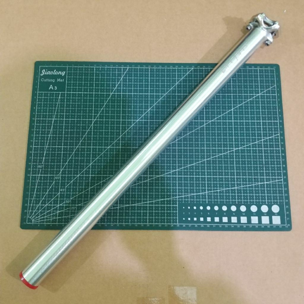 Sepeda Lipat Seatpost Litepro A62 33.9 x 580mm Silver Original (bekas) 33.9mm
