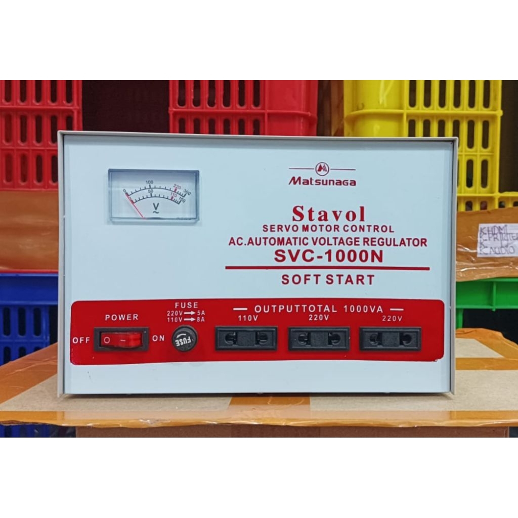 Stabilizer Matsunaga 1000watt -Stavol SVC 1000N Matsunaga
