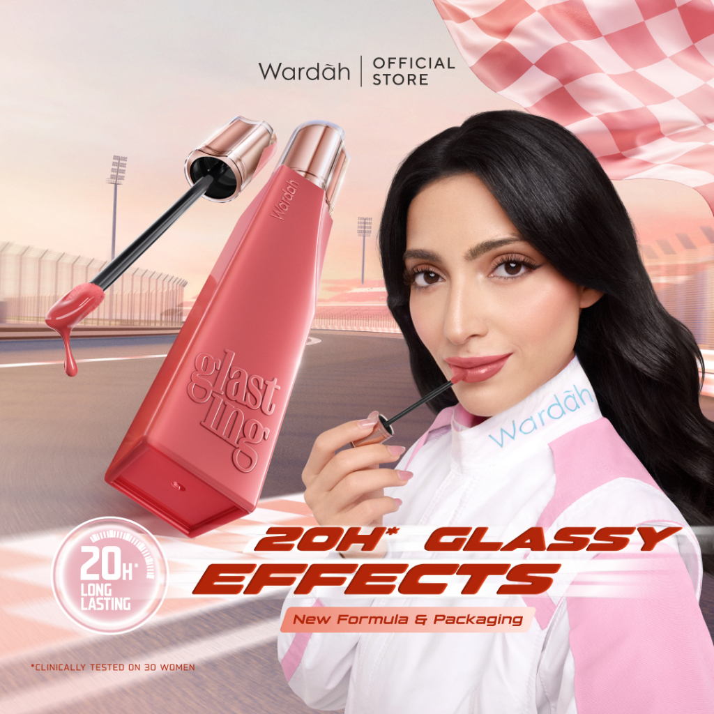 [TOP CREATOR'S PICK] WARDAH Lip Cream Glossy Glasting Liquid Lip - Hi-Pigmented Glass Color, Ringan,