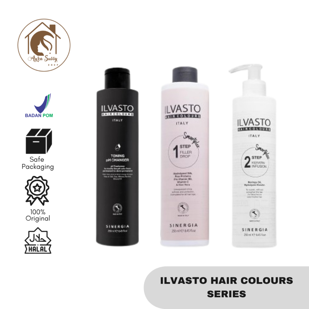 ASS || Ilvasto Filler Drop 250 ml step 1 || Ilvasto Keratin Infusion 250ml step 2 || Ilvasto Toning 