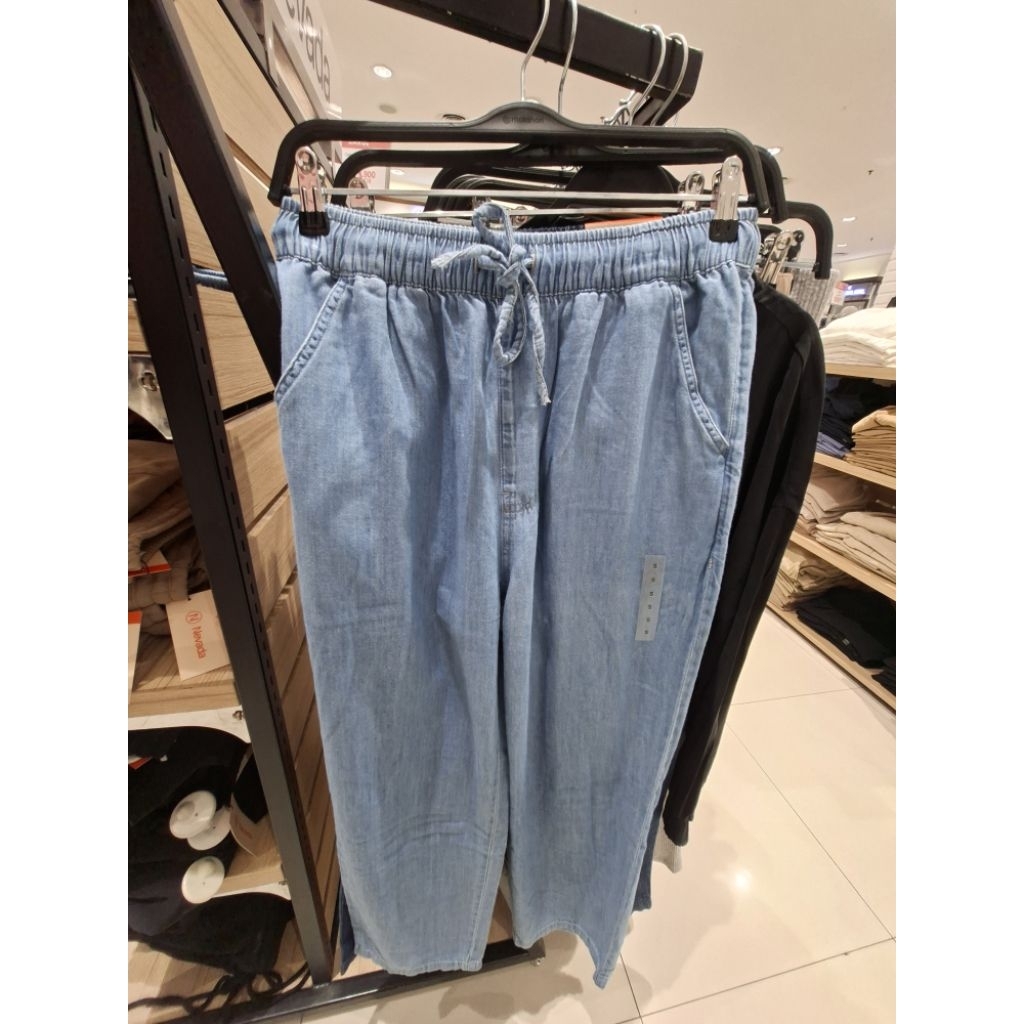 NEVADA Celana kulot wanita Reguler fit soft denim size S M L XL