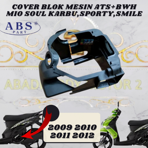 cover blok mesin kondom blok atas + bawah mio soul karbu mio sporty mio smile nouvo 2009 2010 2011 m