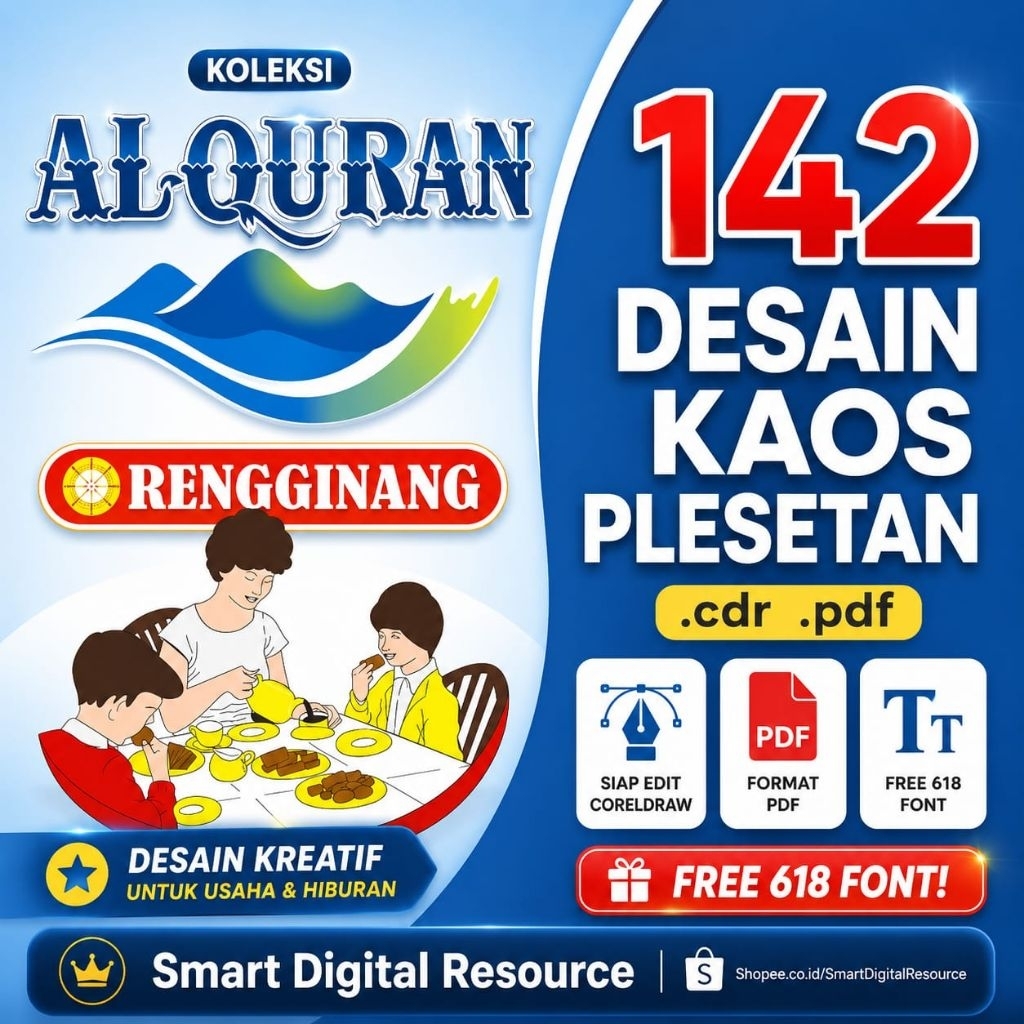 142 DESAIN KAOS PLESETAN