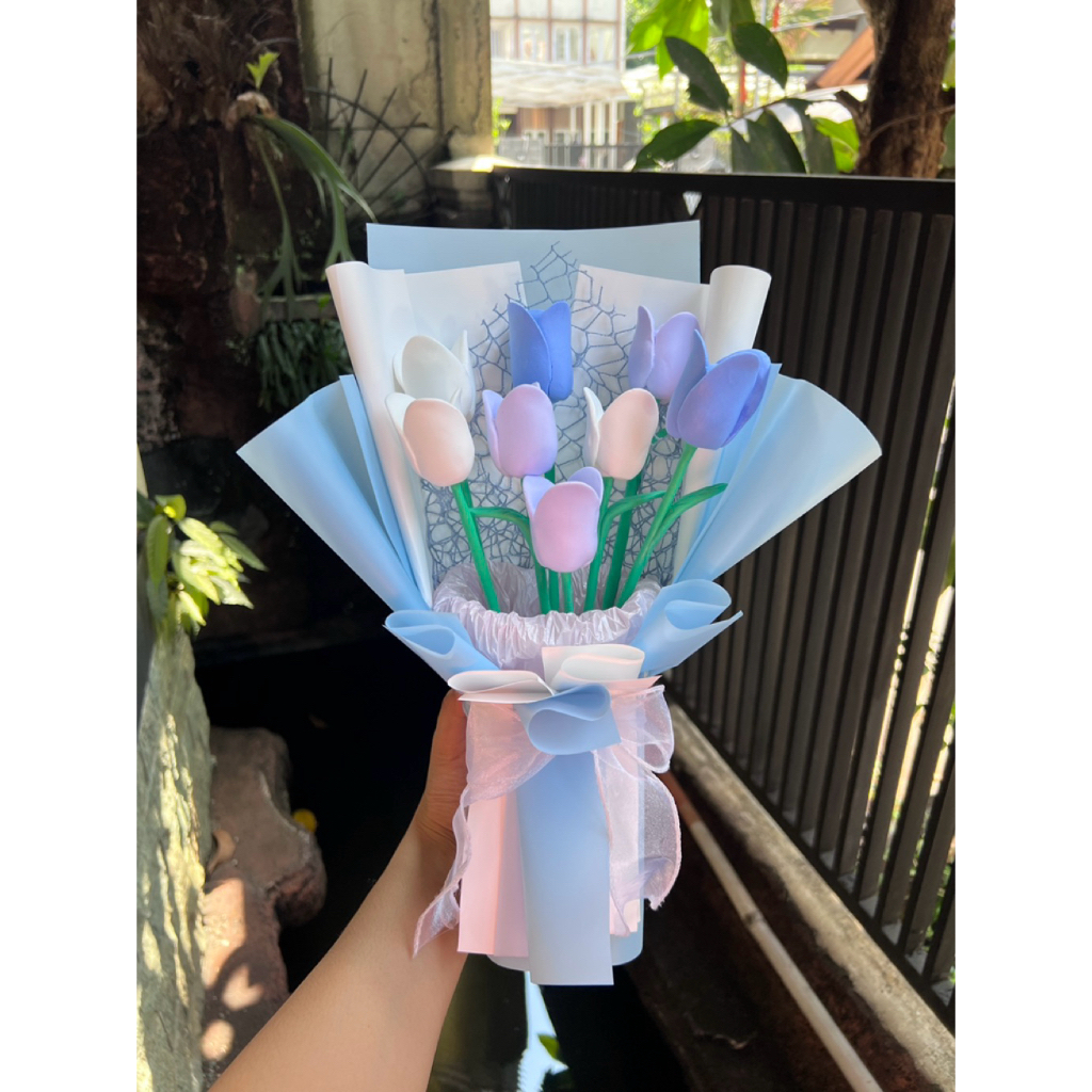 Buket clay | Custom clay bouquet | Buket wisuda | Gift birthday | Clay bouquet flowers | Graduation 