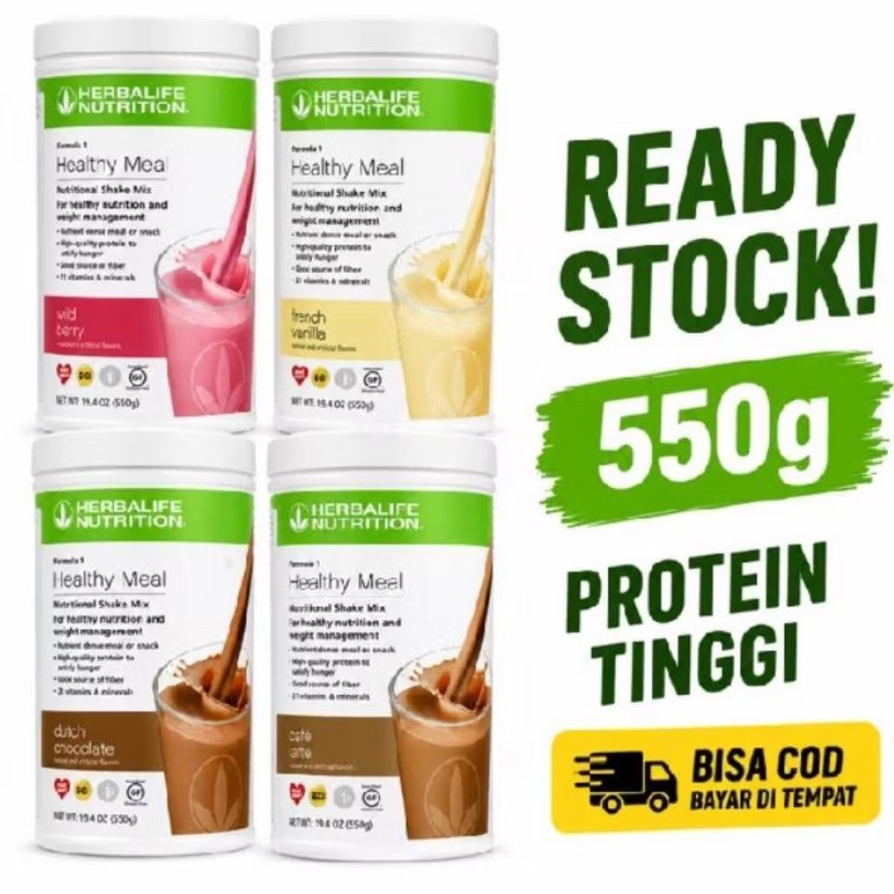 Original Herbalife meal replacement shake satiety protein nutrition powder 550g