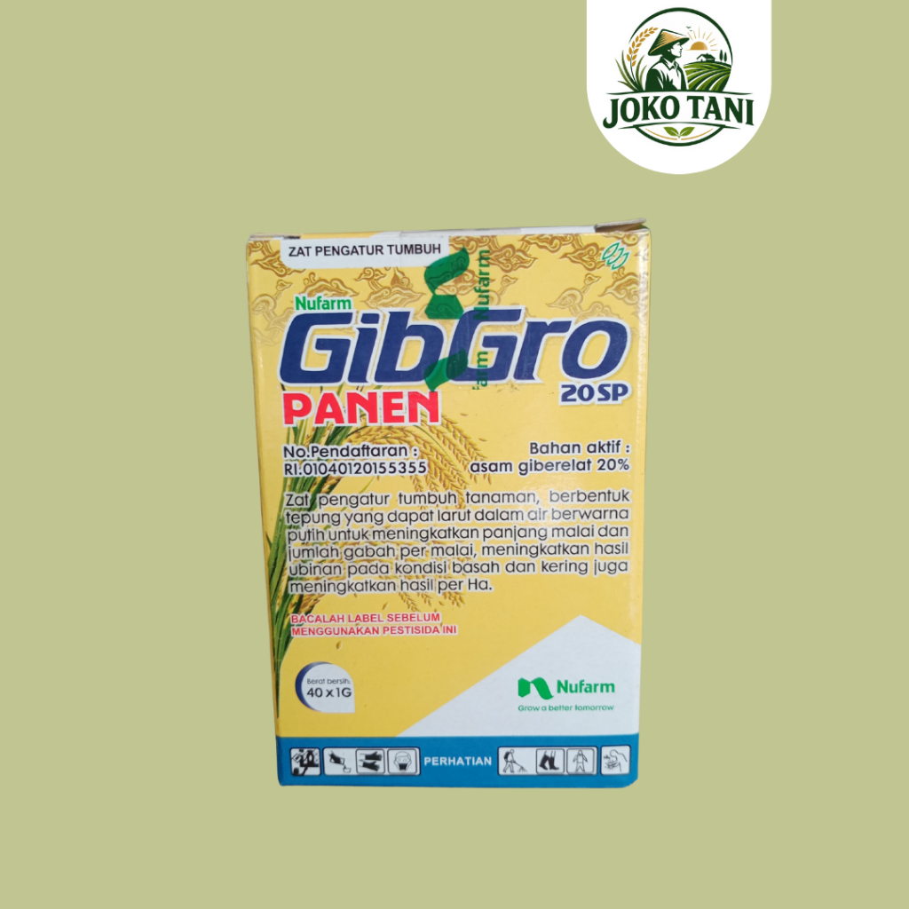 ZPT Gibgro Panen 20 SP Cocok Untuk Padi