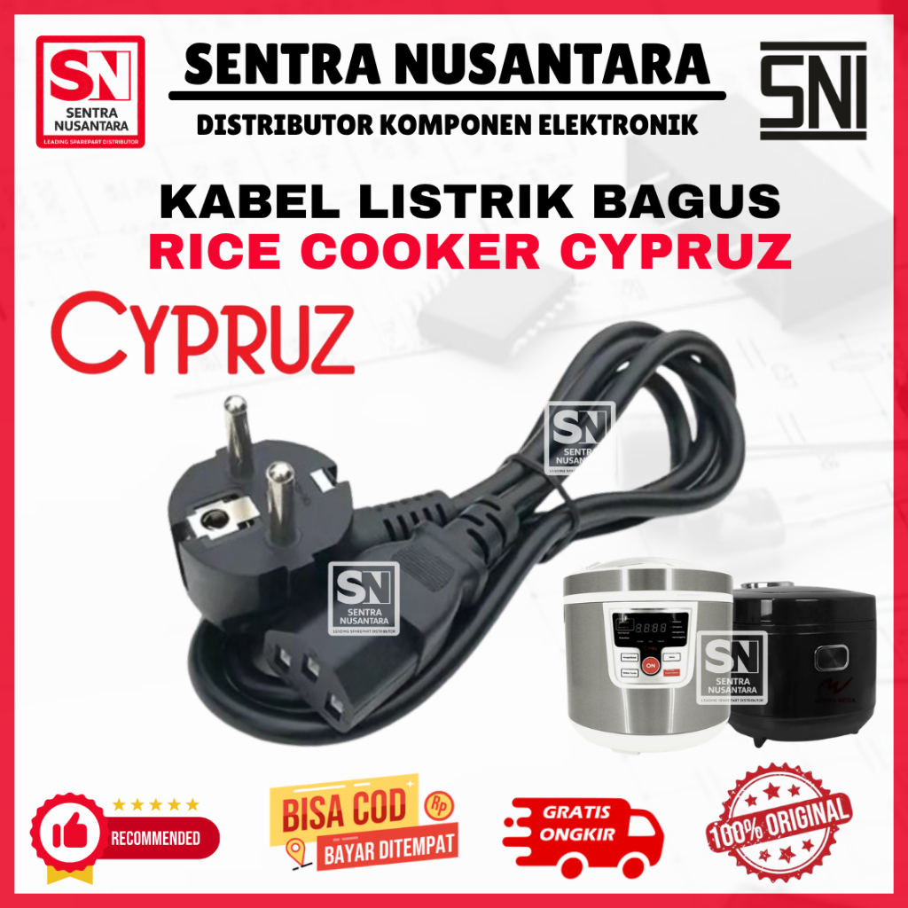 KABEL RICE COOKER MAGICCOM CYPRUZ | COK KABEL MAGICCOM CYPRUZ | KABEL LISTRIK MAGICCOM CYPRUZ ANTI K