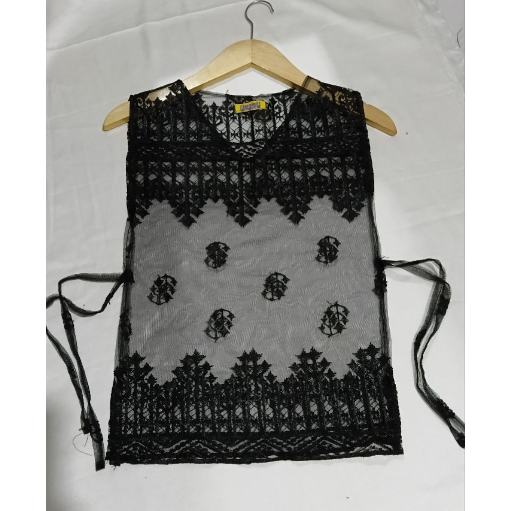 Vest brukat wanita/Rompi Brukat wanita dewasa/Rompi cantik/baju lebaran/tali pinggir