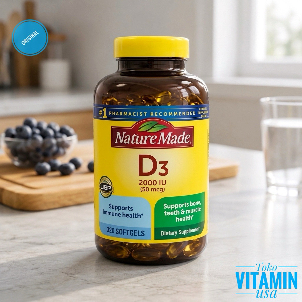 Nature Made D3 2000IU 320 Softgels Nature Made D3 2000 iu